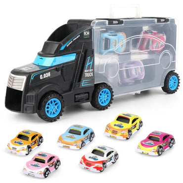 Hot Wheel Heavy Truck Tack Trailer Combination Die Cast | Truck Toy For Kids